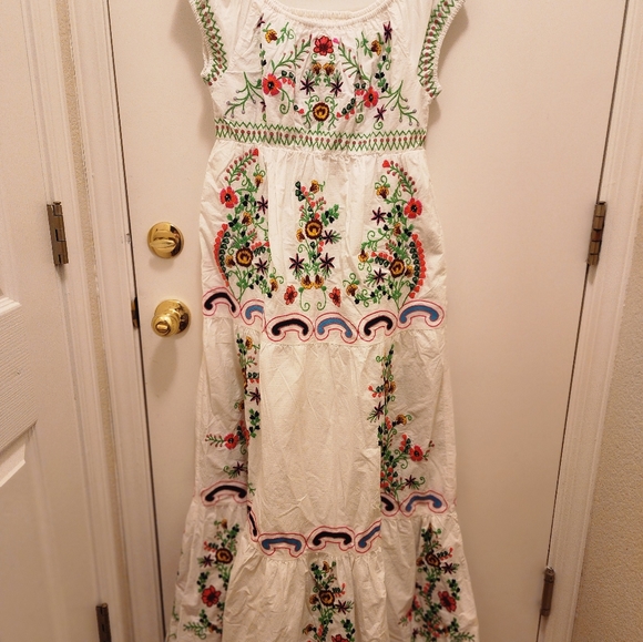 Anthropologie Dresses & Skirts - NWT ANTHROPOLOGIE Embroidered Off-the-Shoulder Dress